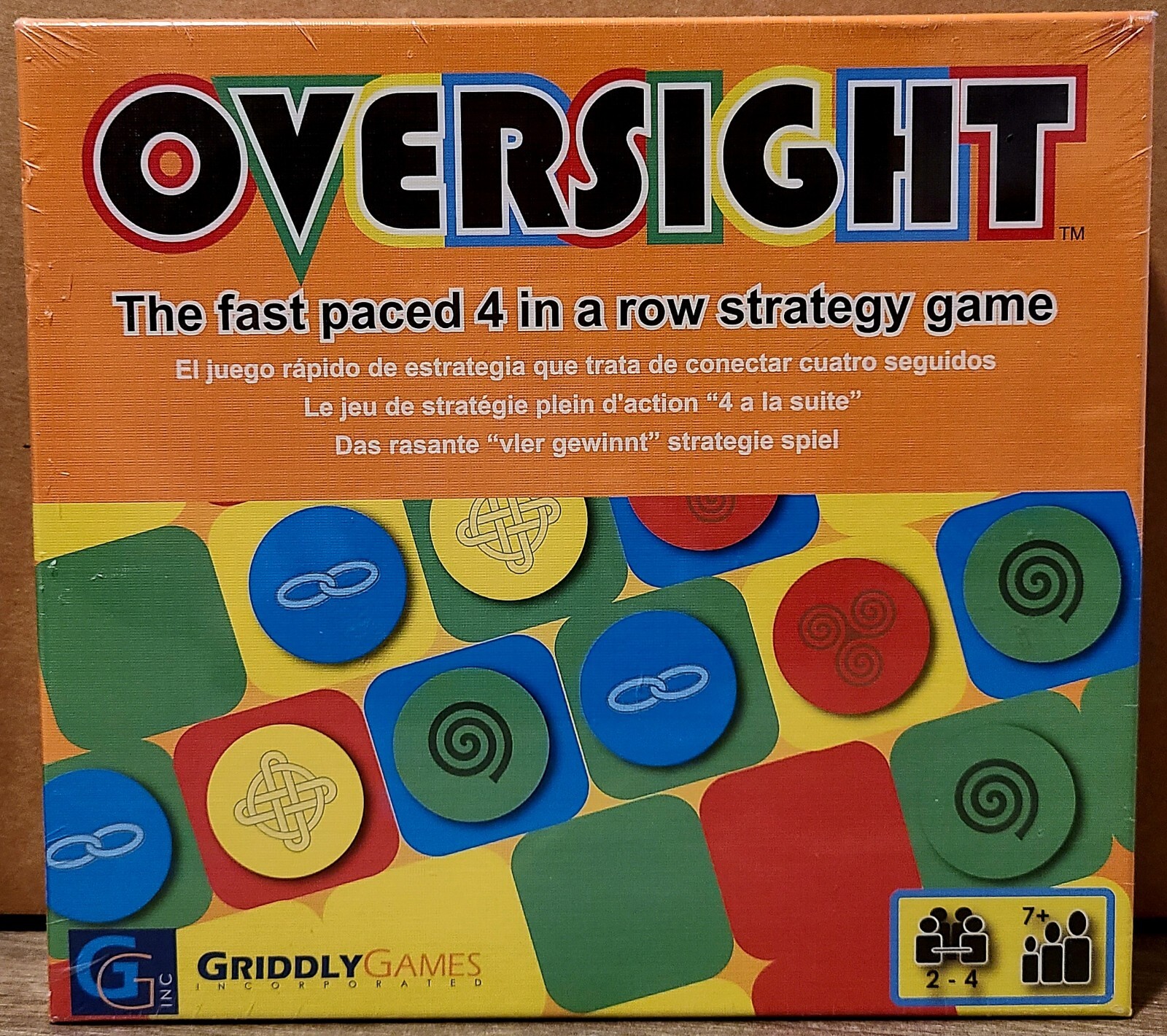 Oversight: Fast Paced 4 In A Row Strategy Board Game. NEW & SEALED FREE SHIPPING
