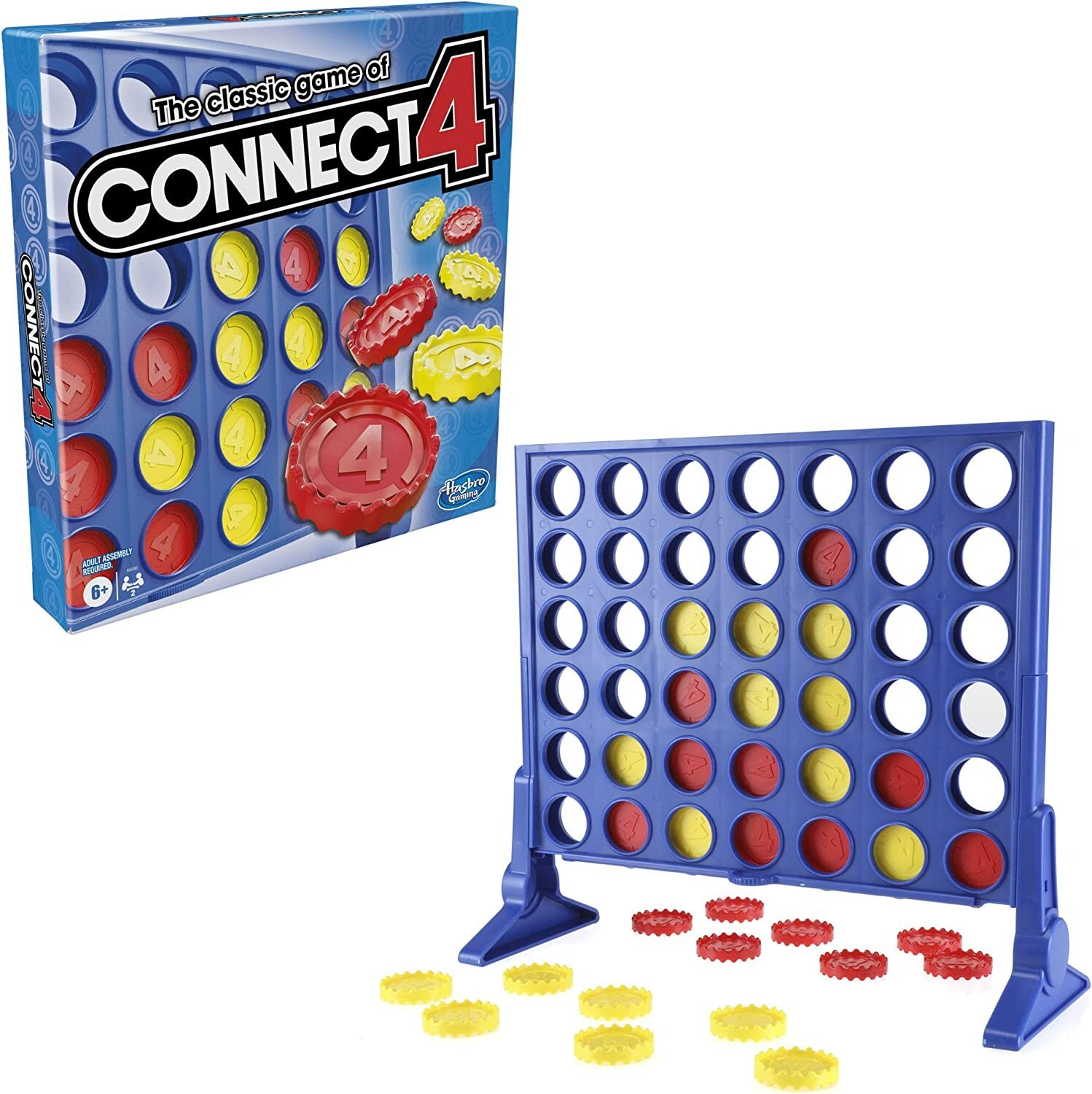 The Classic Game of Connect 4, Game for 2 Players, for Kids Ages 6+ Board Game
