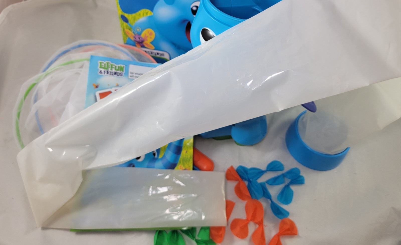 Elefun Butterfly Catching Game Near Complete Missing 1 Butterfly Tested & Works