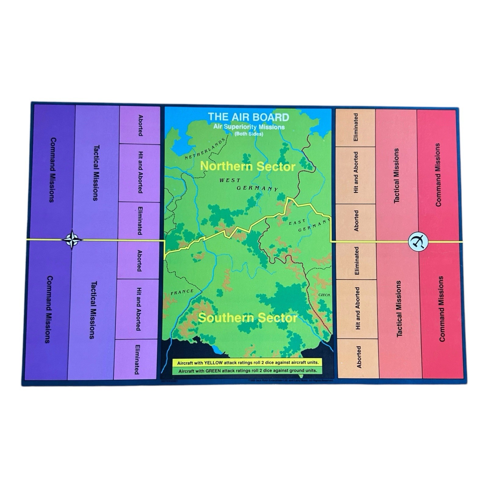 Red Storm Rising Board Game TSR 1989 Complete Counted Counters & Stands