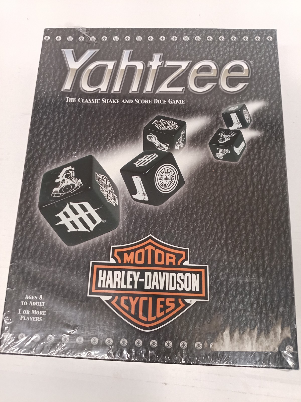 Harley-Davidson branded Yahtzee travel dice game. Sealed