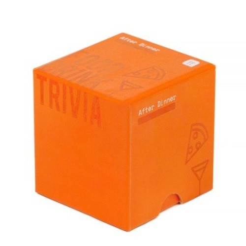 After Dinner Food and Drink Trivia Game for Adults Drinking Game Excellent Used