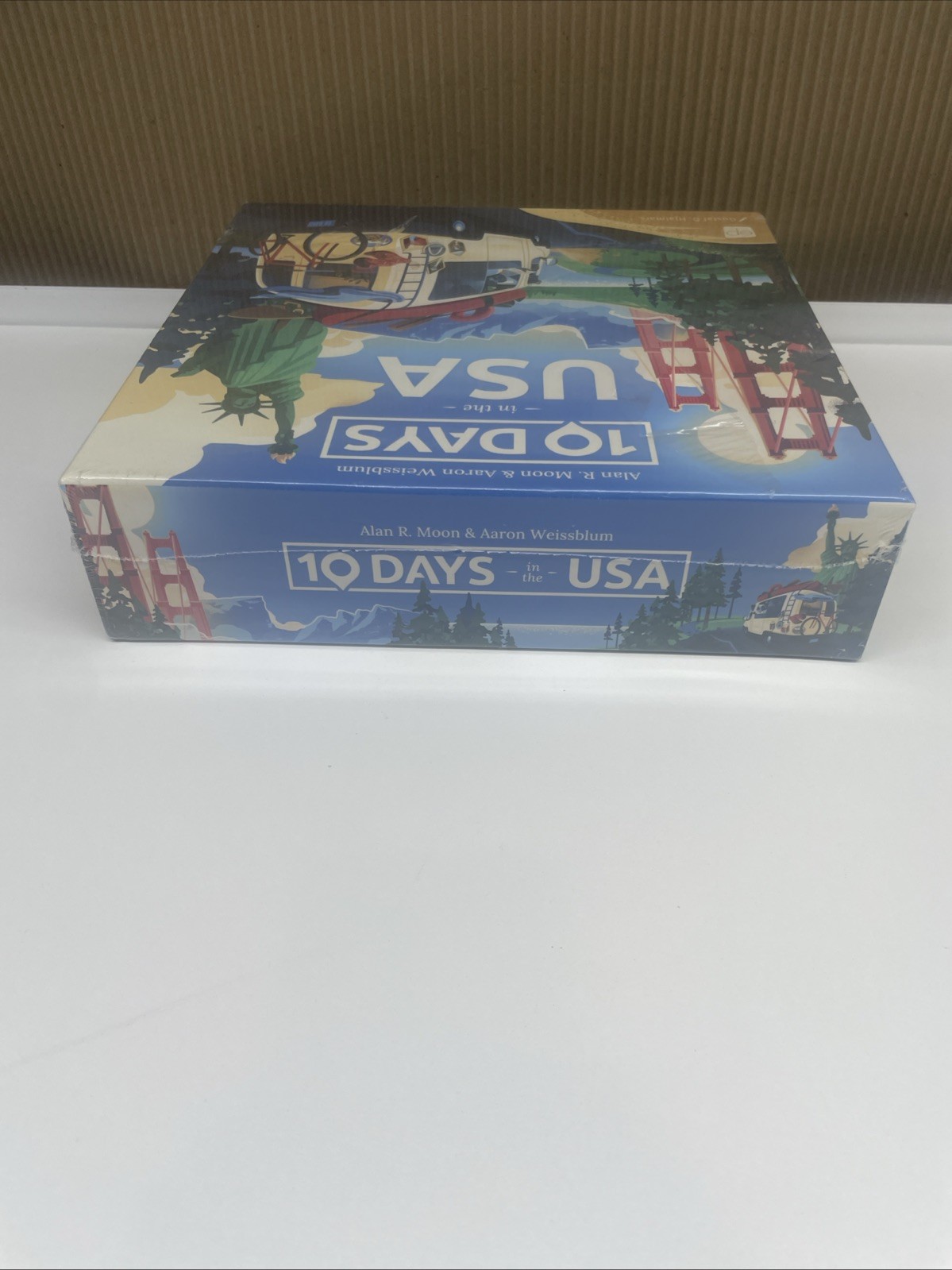 10 Days in the USA Board Game The OP Games Family Adult & Kids New Read