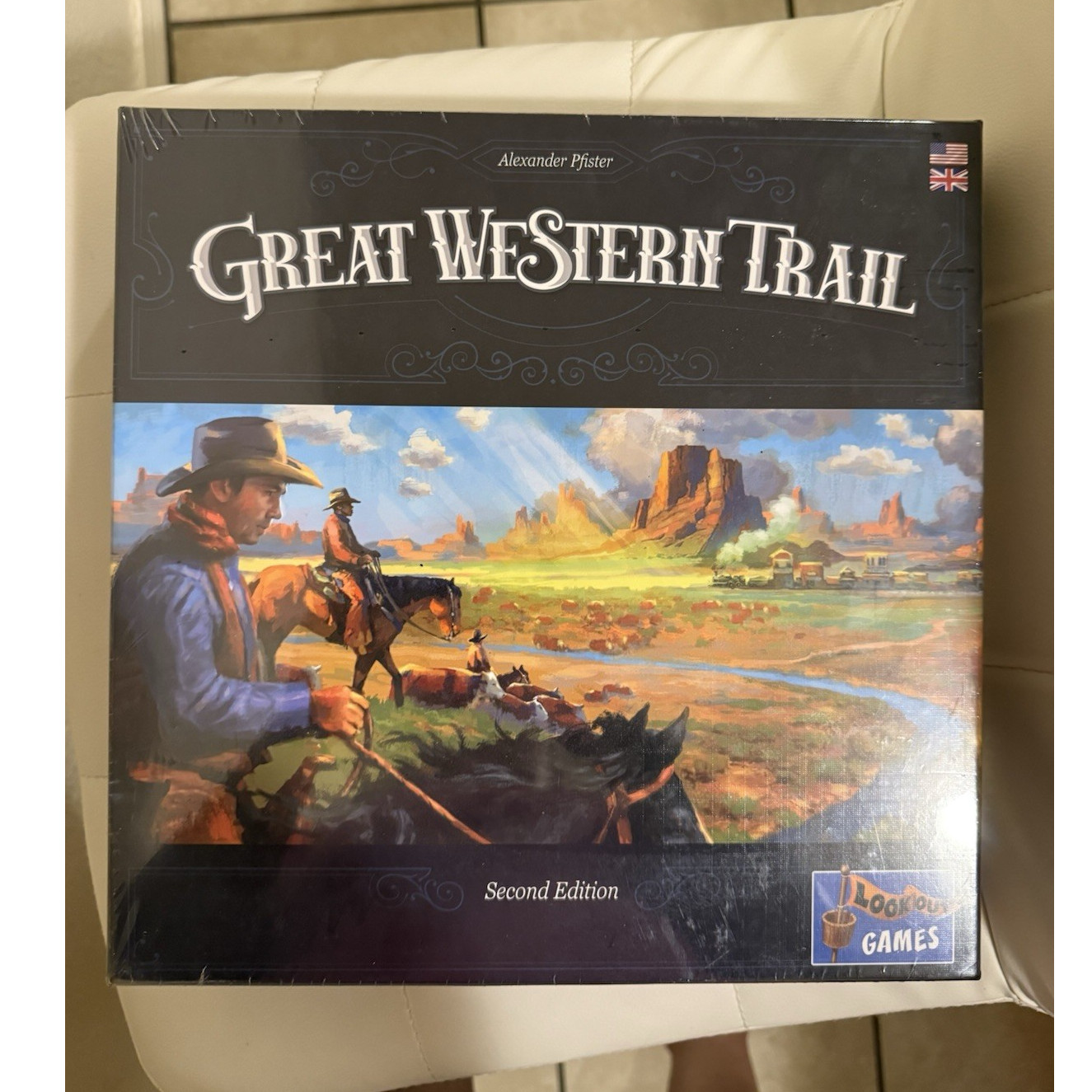 Lookout Games Great Western Trail Second Edition Board Game Solo Play Customiza…