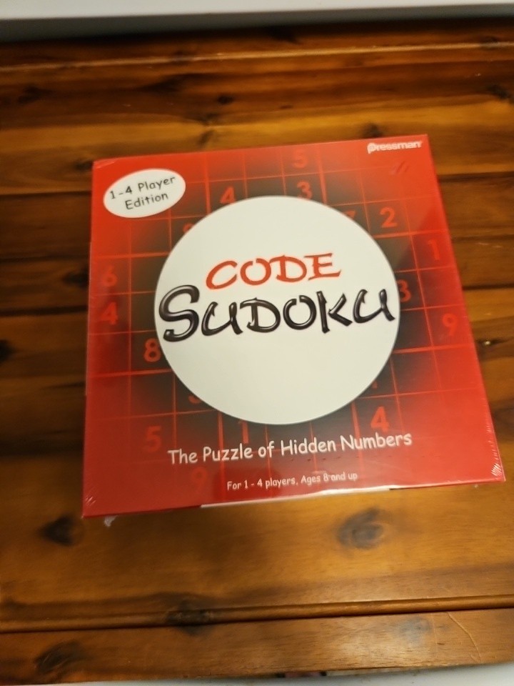 Code Sudoku Board Game Pressman 2005 Strategy Puzzle Sealed New 1 To 4 Players