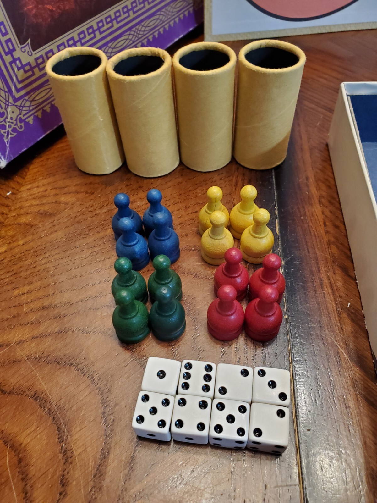 Deluxe Parcheesi Milton Bradley 1989 Edition Royal Game Of India