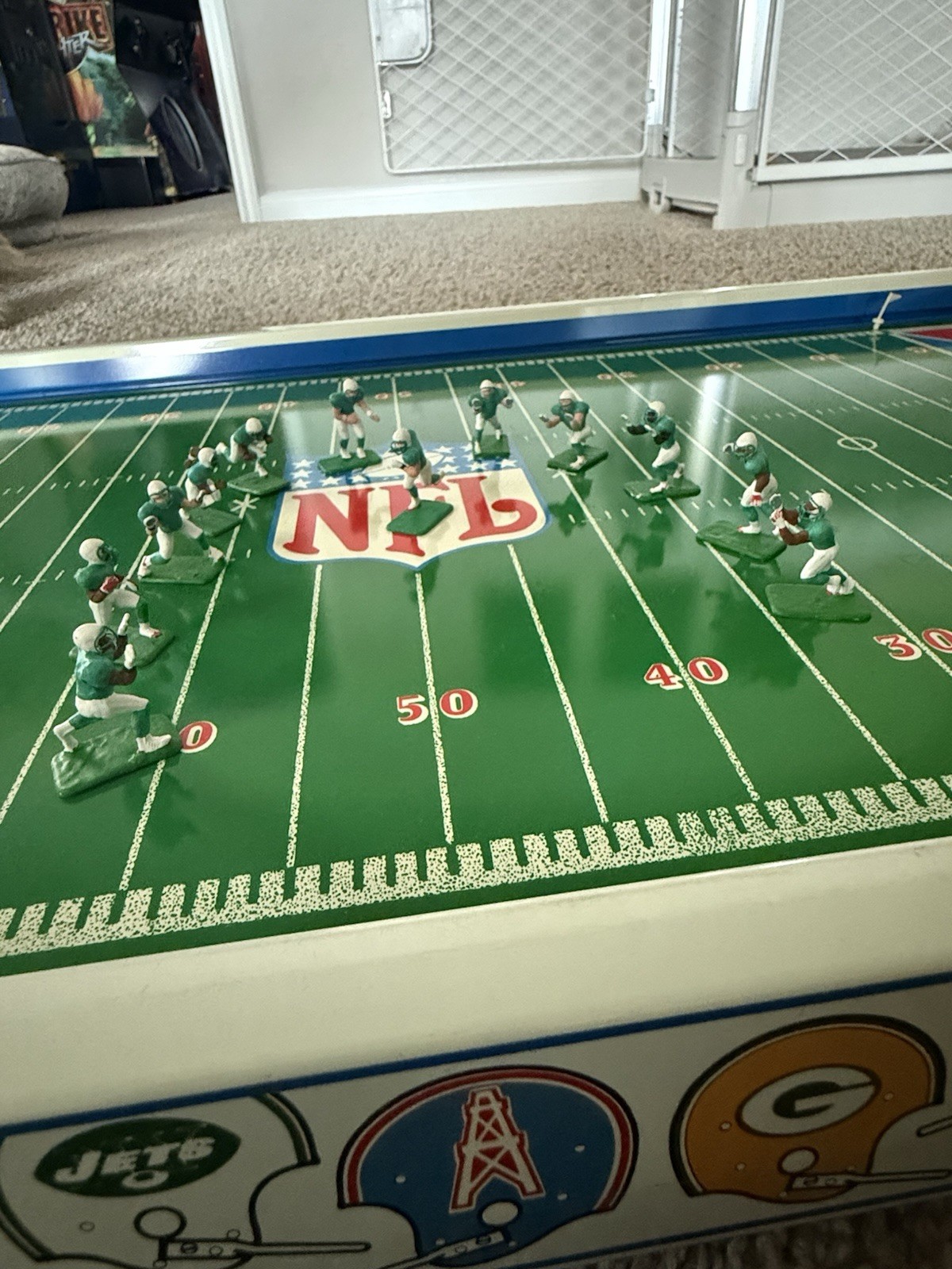 Larry Walker Custom Electric Football Miami Dolphins 12 Figures – Rare