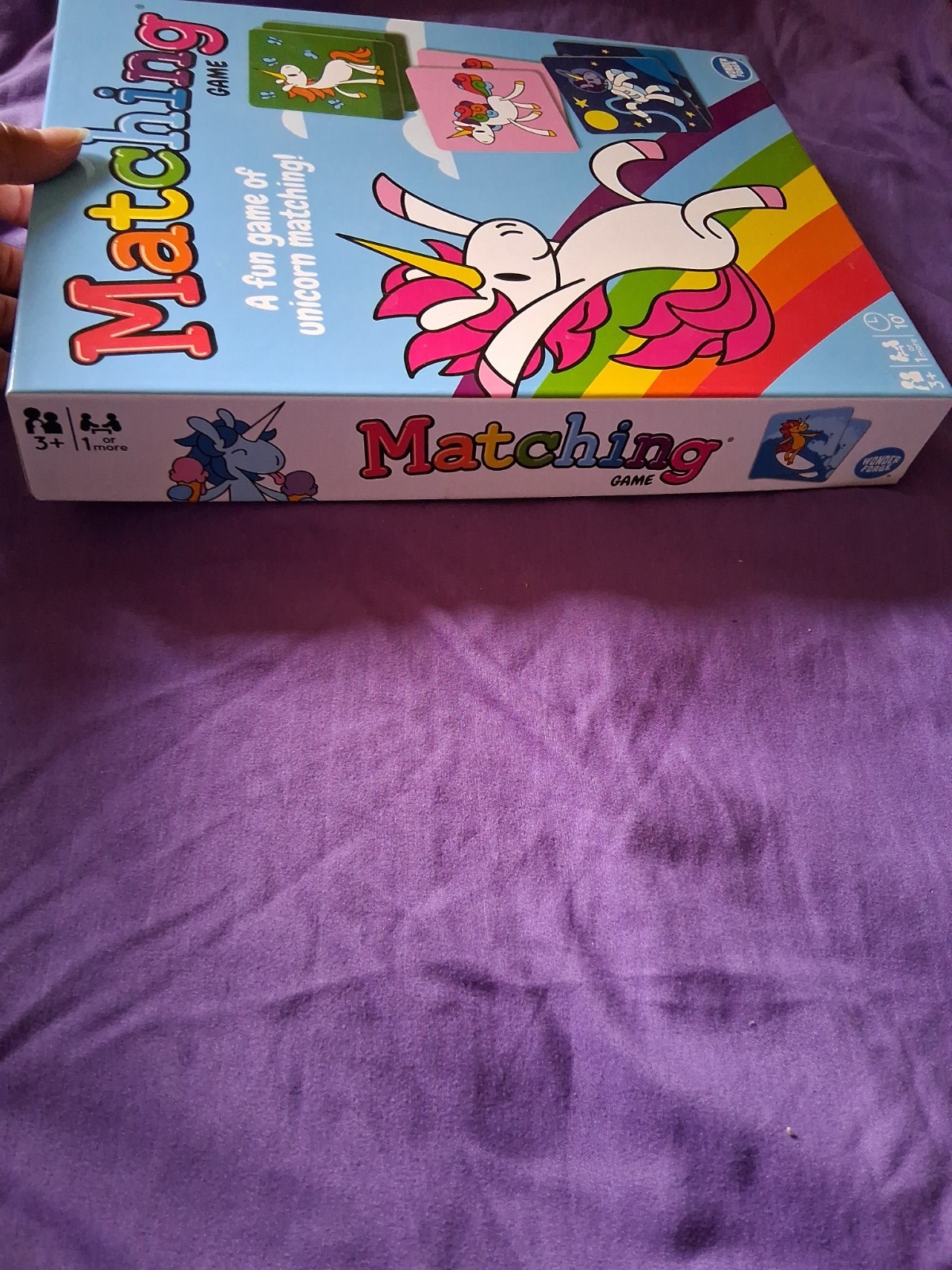 Matching Cards. Has Everything. More Then 1 Player. Age 3+. Good For Memory