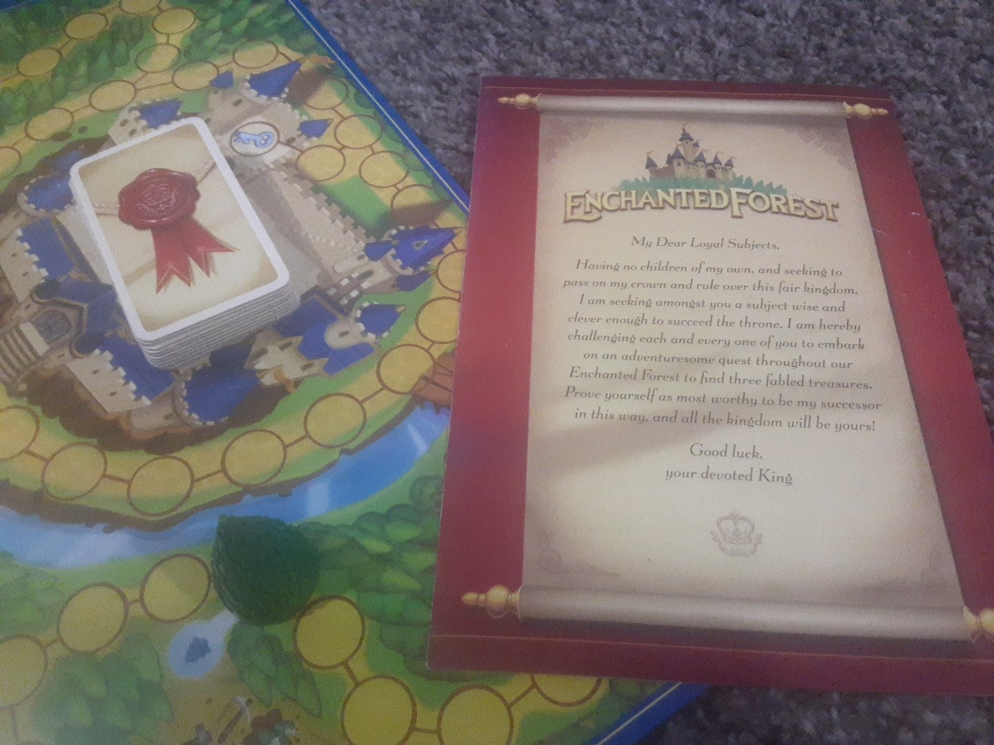 Ravensburger Enchanted Forest Fairytale Board Game Complete