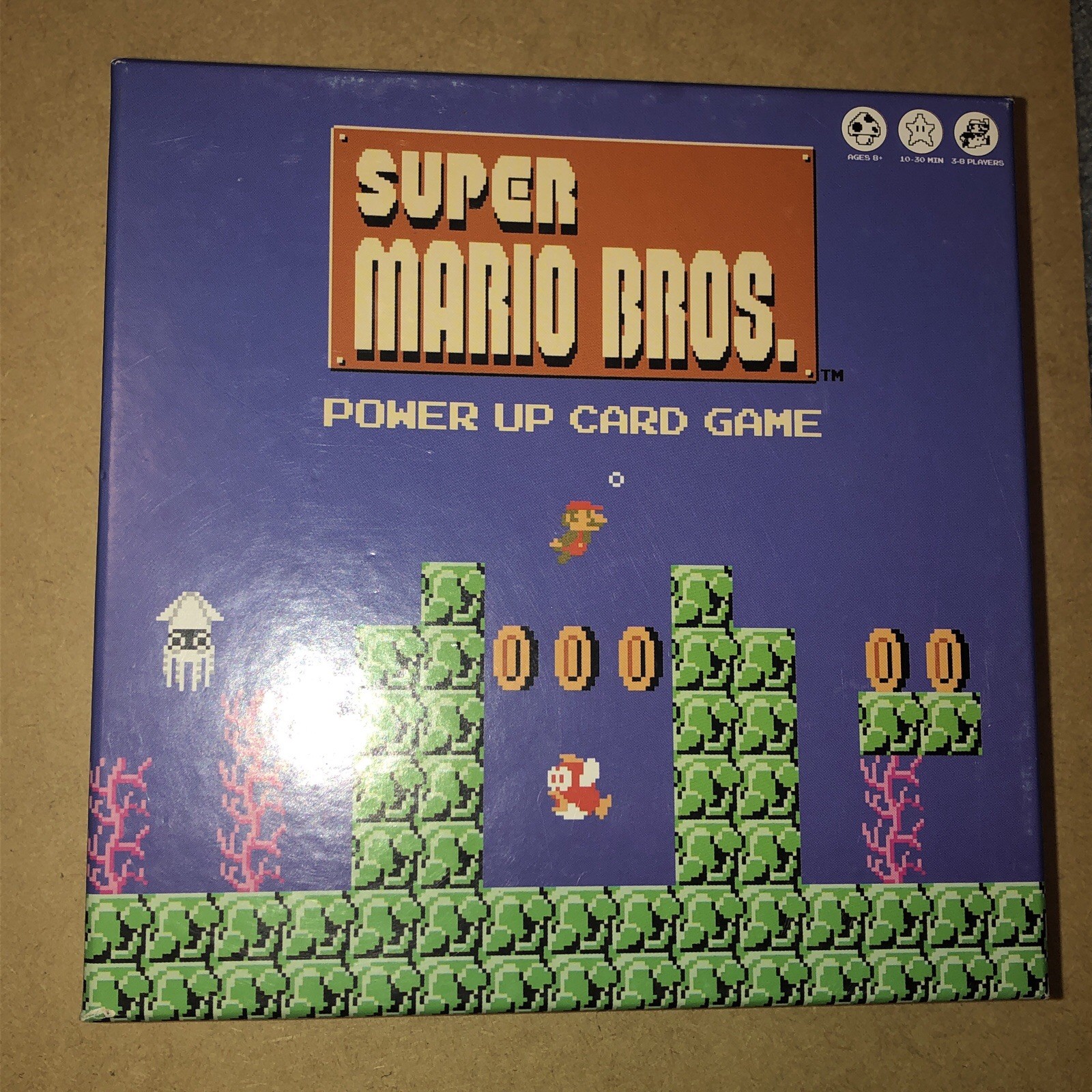 Super Mario Bros Power Up Card Game – Used, 100% Complete (Nintendo, USAopoly)