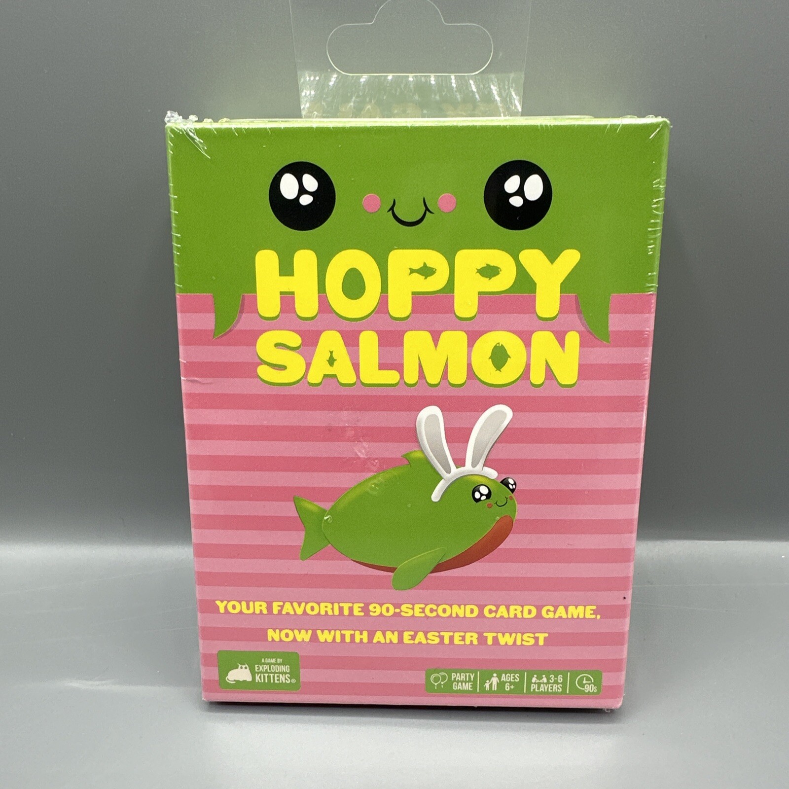 Hoppy Salmon Party Game Exploding Kittens Easter Edition New Sealed 2021