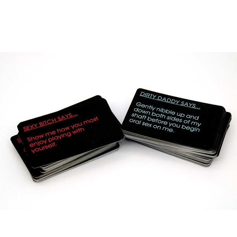 1Set Bedroom Command Game Couple Card Sex Adult Fun Card Naughty Gift Aid Battle