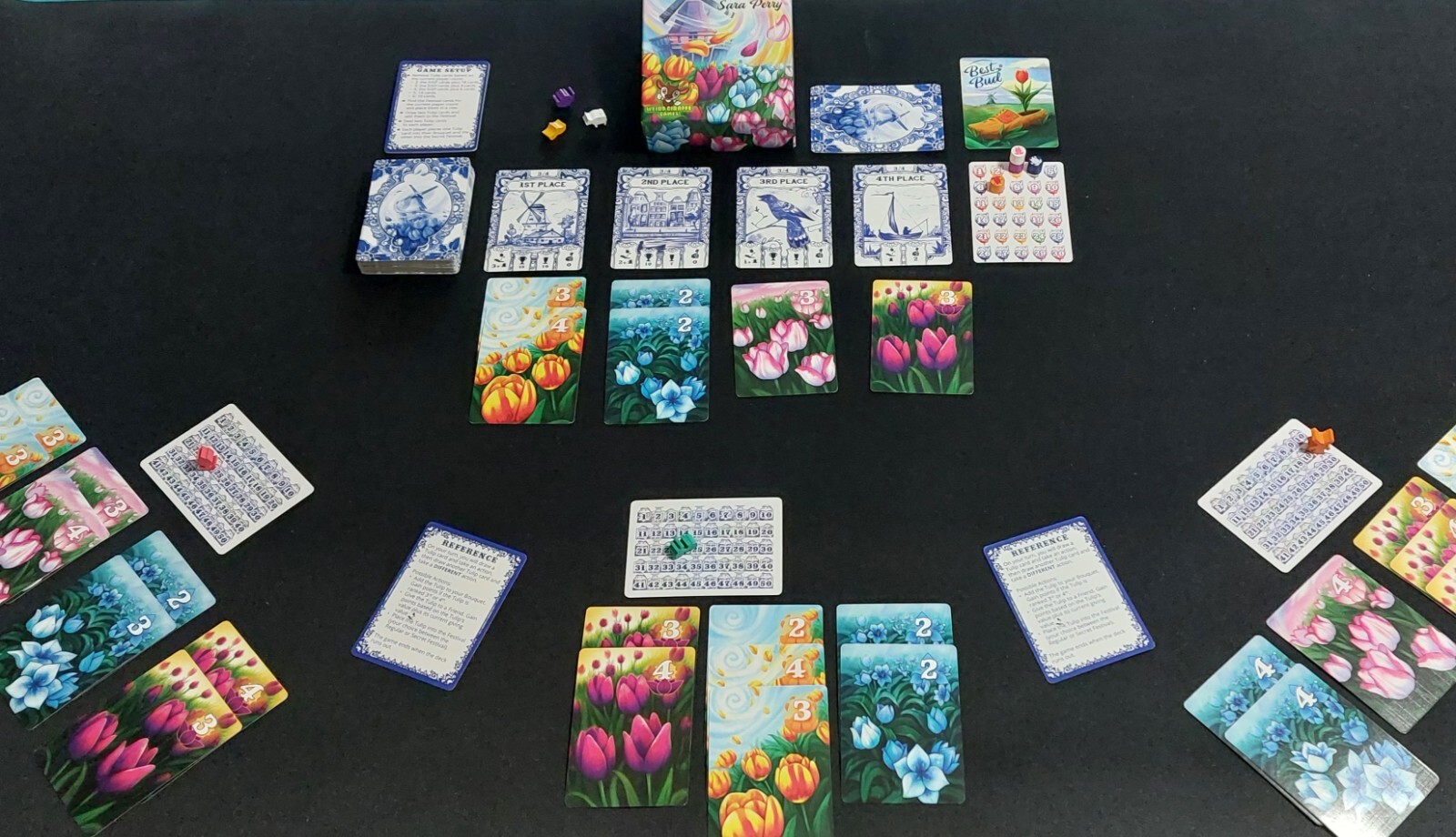 Gift Of Tulips Card Game Weird Giraffe Games GIR-09000 Family Quick Play