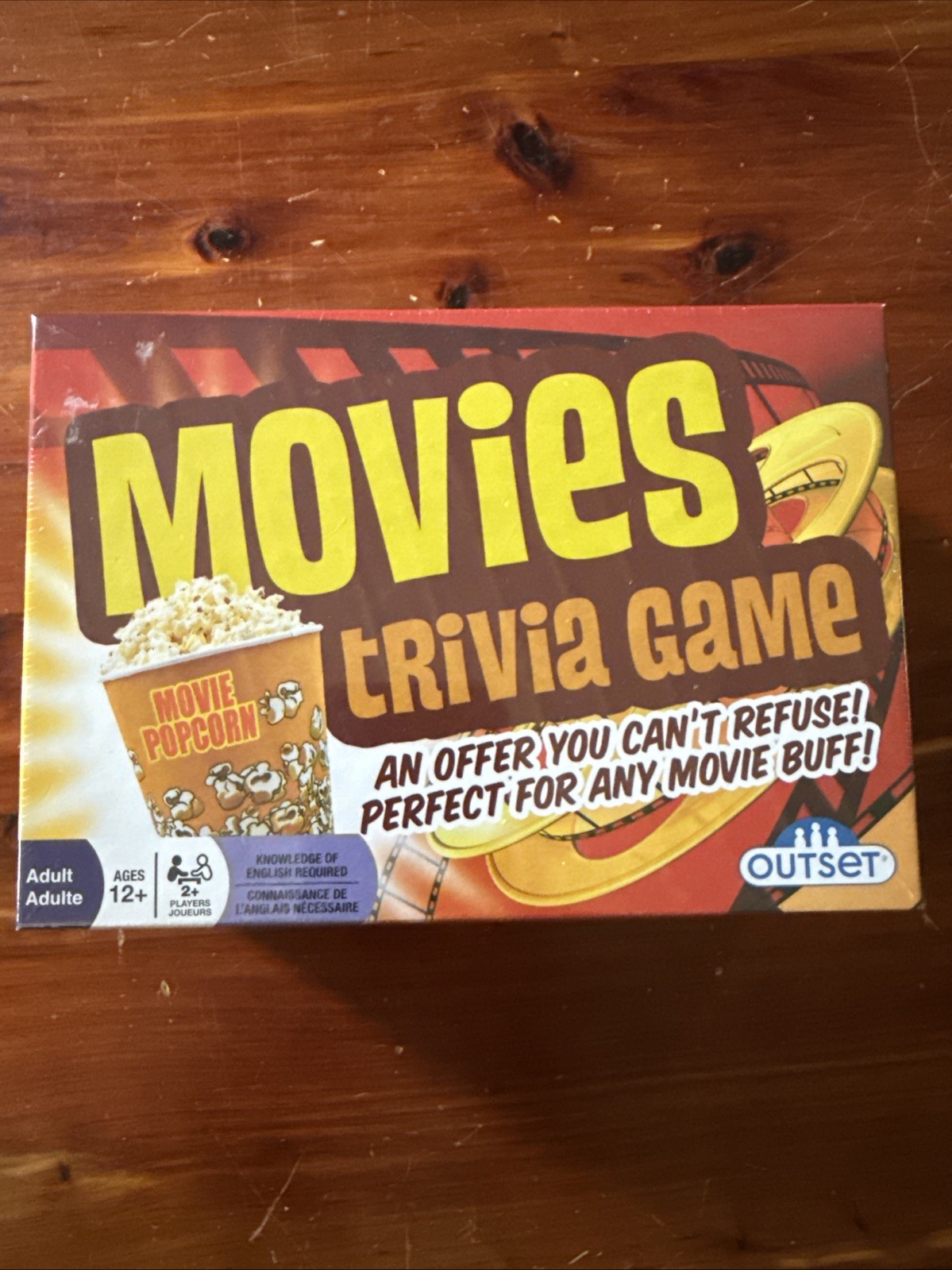 Movies Trivia Game by Outset New Sealed