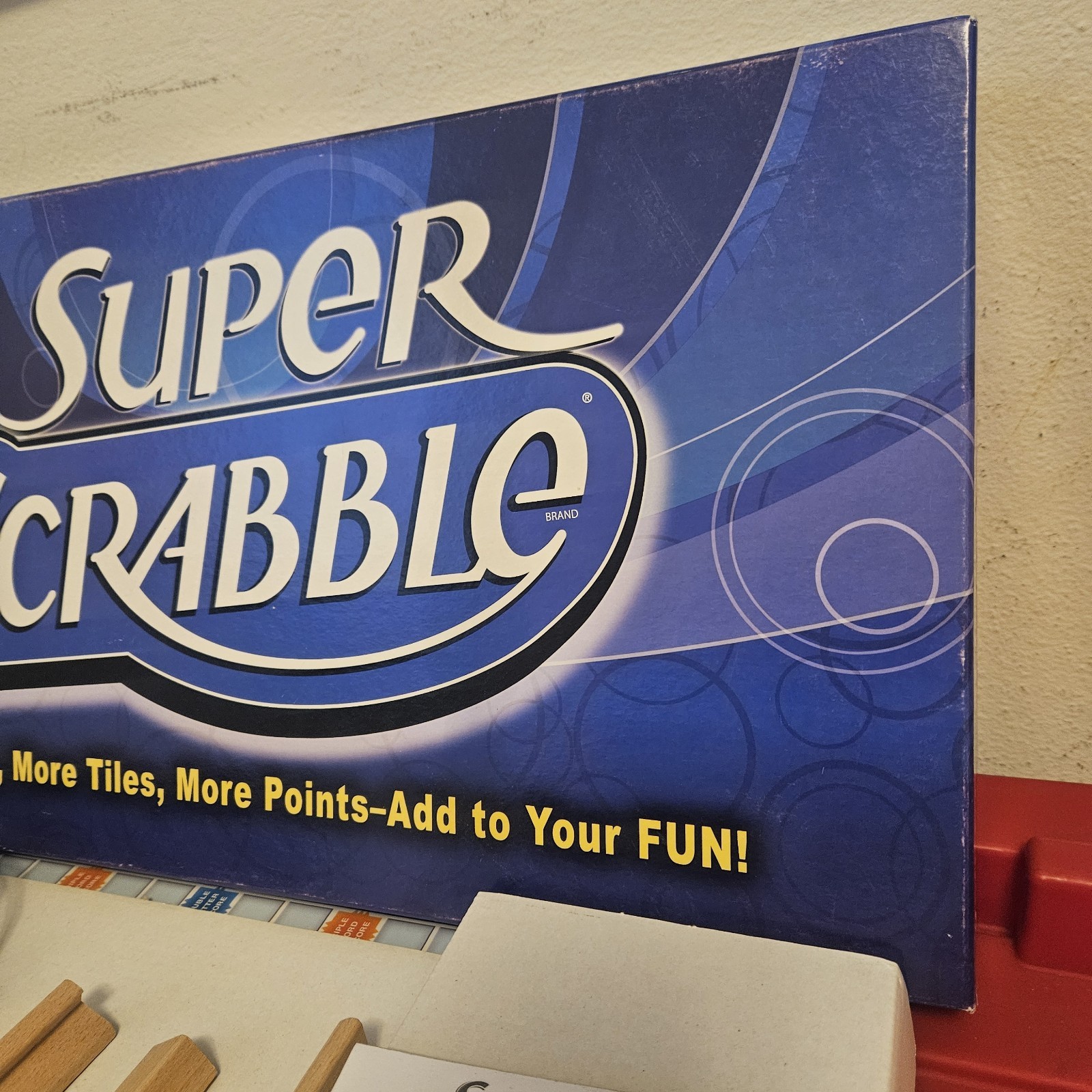 Super Scrabble Board Game – 2011 – 200 Tiles – (No Instructions)
