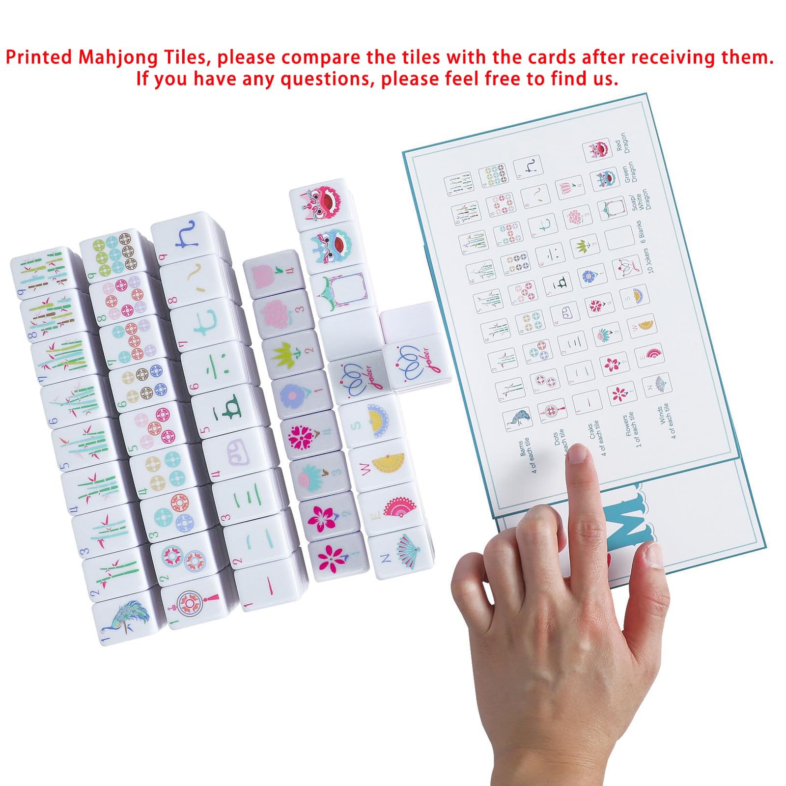 My Mahjong Trove 160 Pink American Printed 1.2 x 0.9 x 0.59 inches,