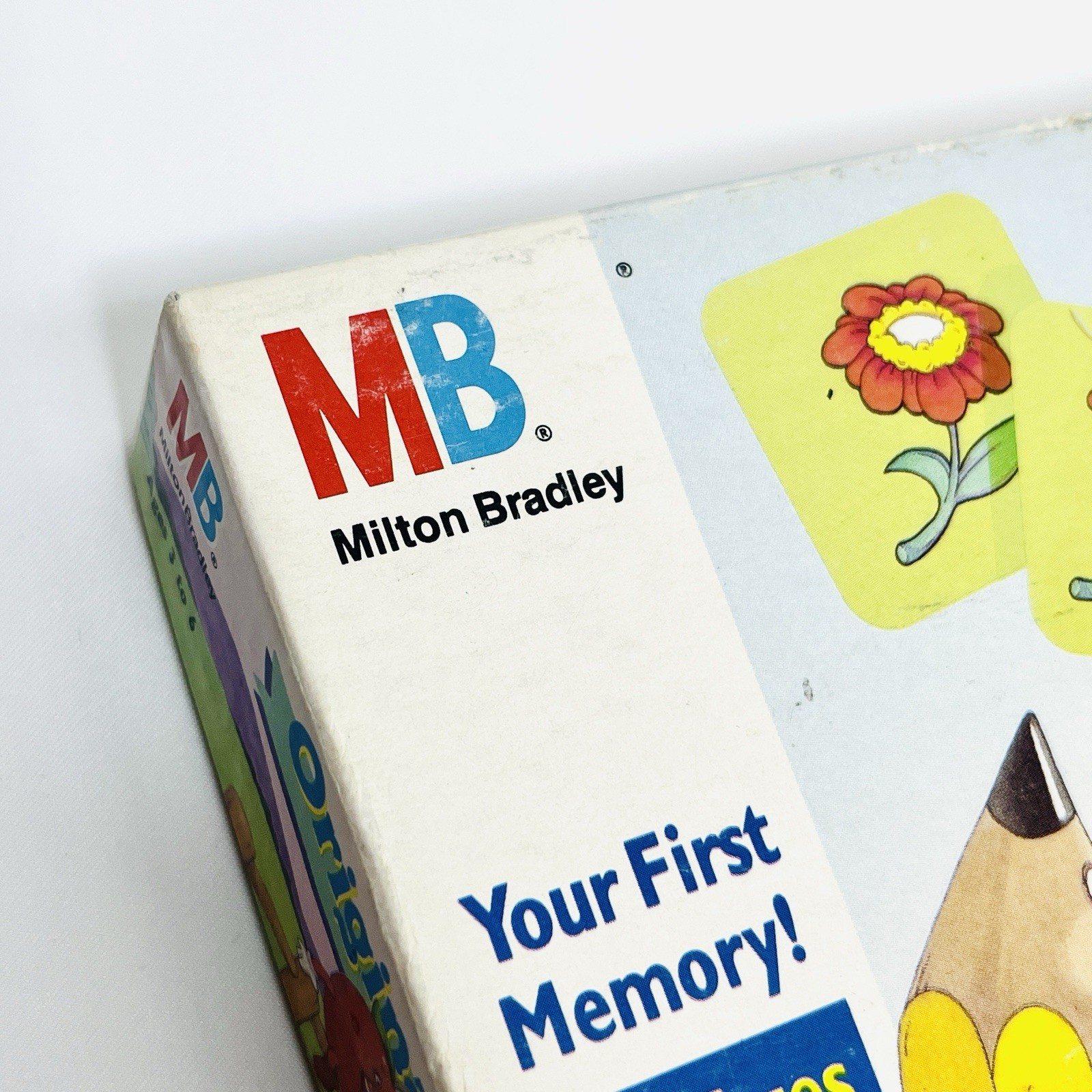 Milton Bradley Original Memory Game Kids Complete 35 Matching Pairs Vintage 1990