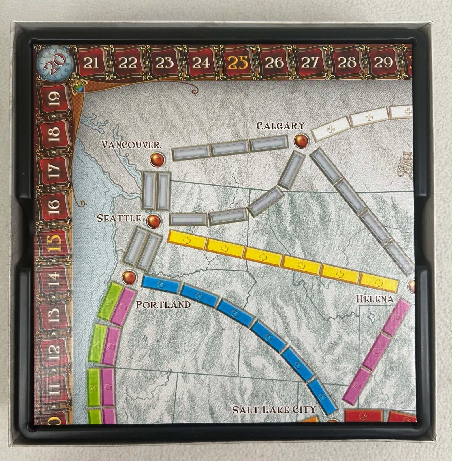 Ticket to Ride Original Edition North America Board Game Complete Open Dmg Box