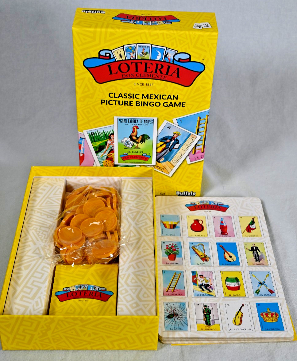 NEW Loteria Authentic Don Clemente Classic Family Board Game