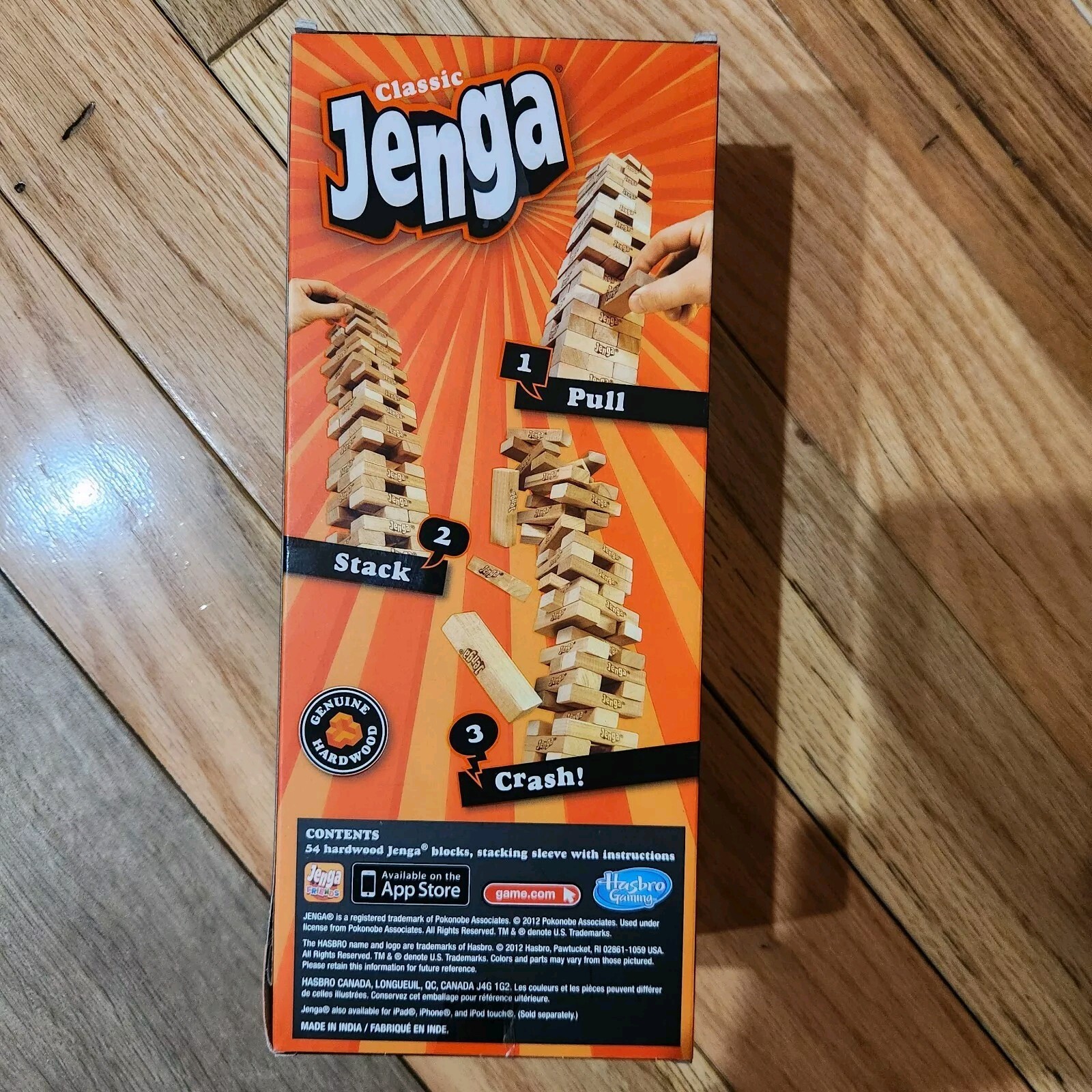 Jenga Classic Game Brand New Great for ages 6 and up/For 1 or more players