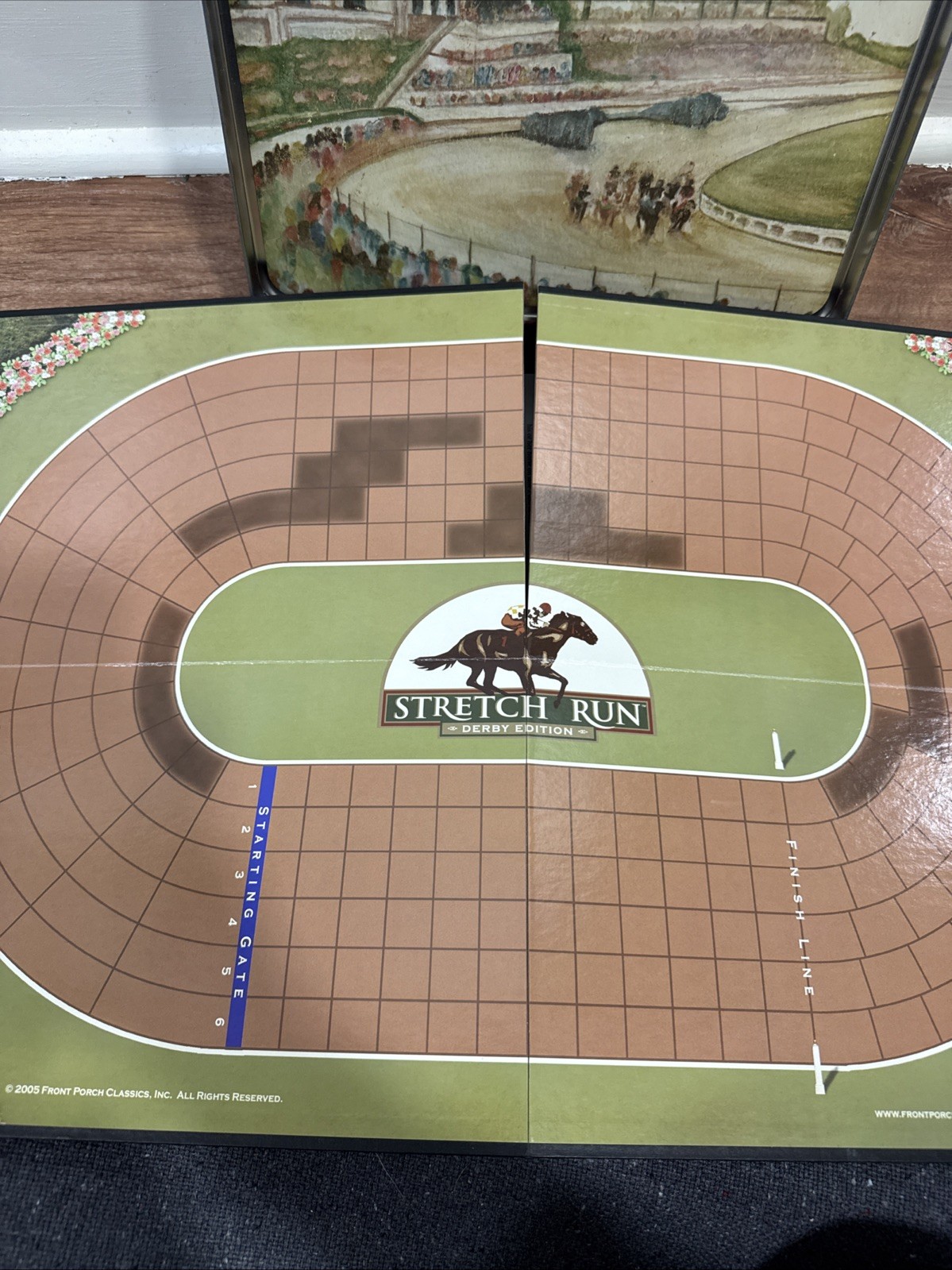 Stretch Run Horse Racing Game Front Porch Classics Derby Edition Strategy New