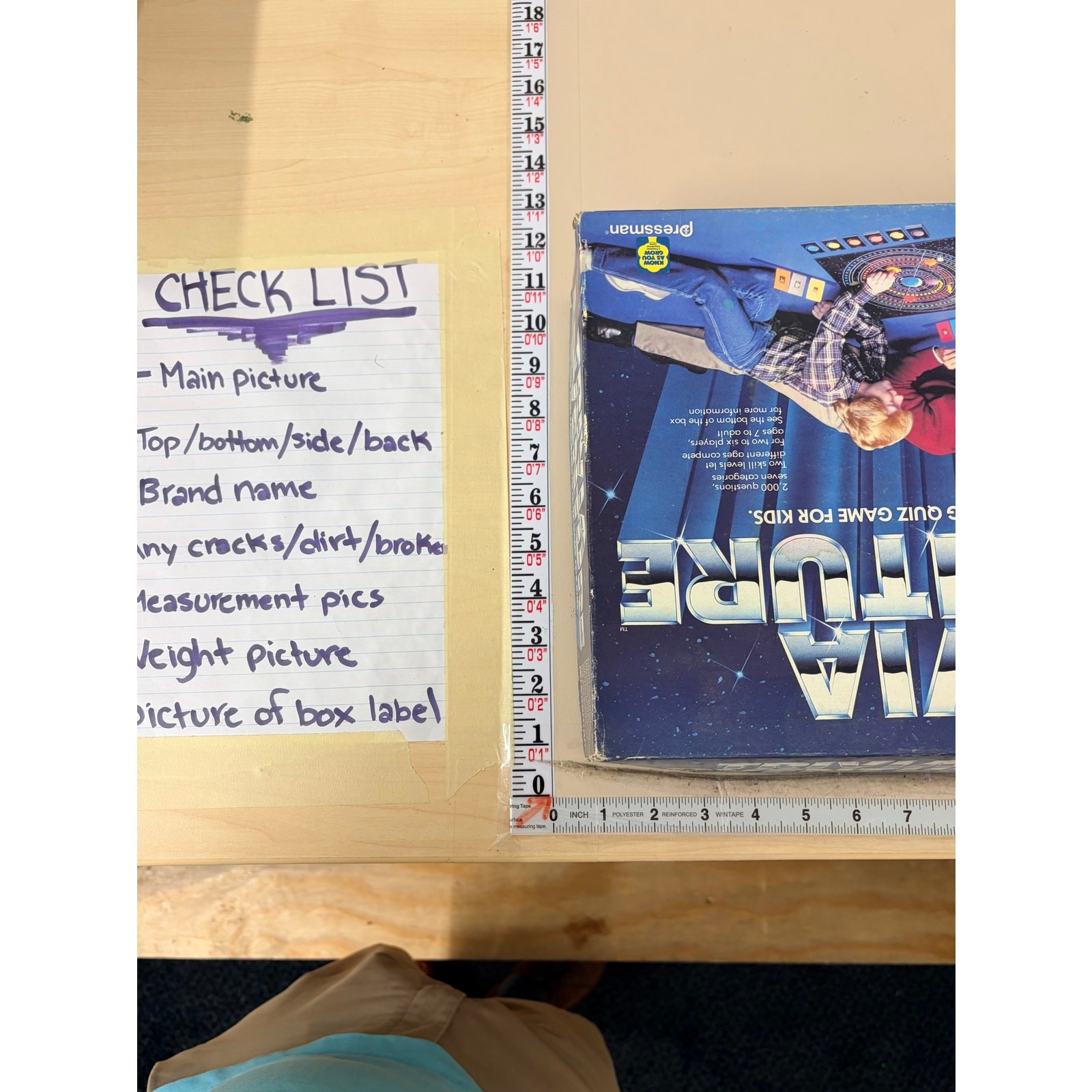 Pressman Trivia Adventure Board Game Complete