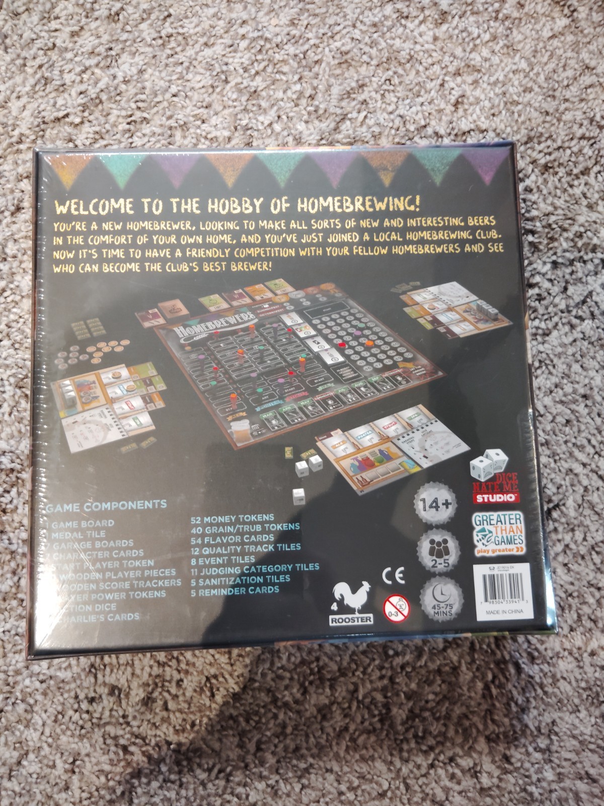 Homebrewers: A Dice Game Of Inventive Beers Greater Than Games New/Sealed