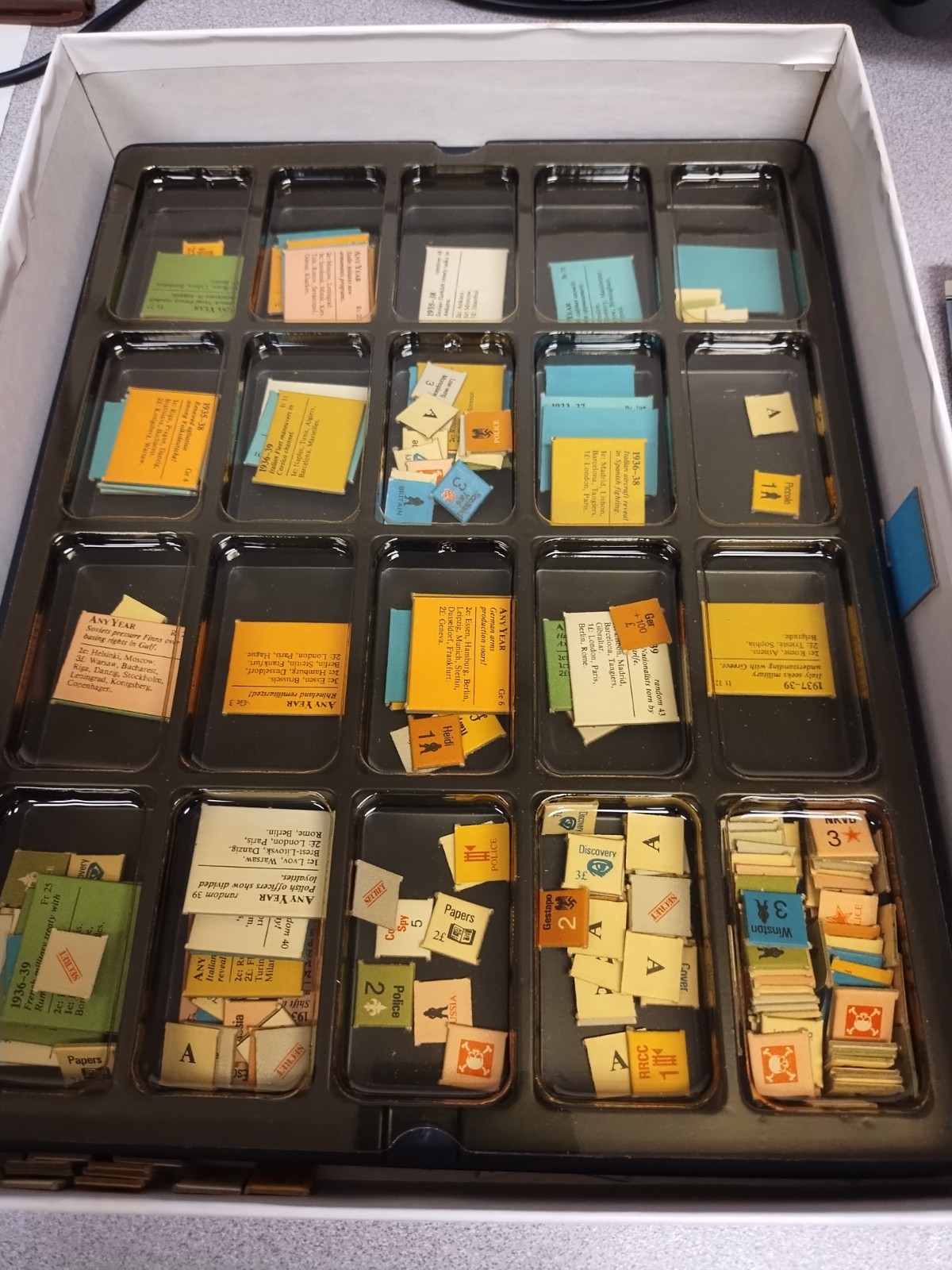 1981 SPI Spies! The Multi-player Game of WW2 International Intrigue Complete