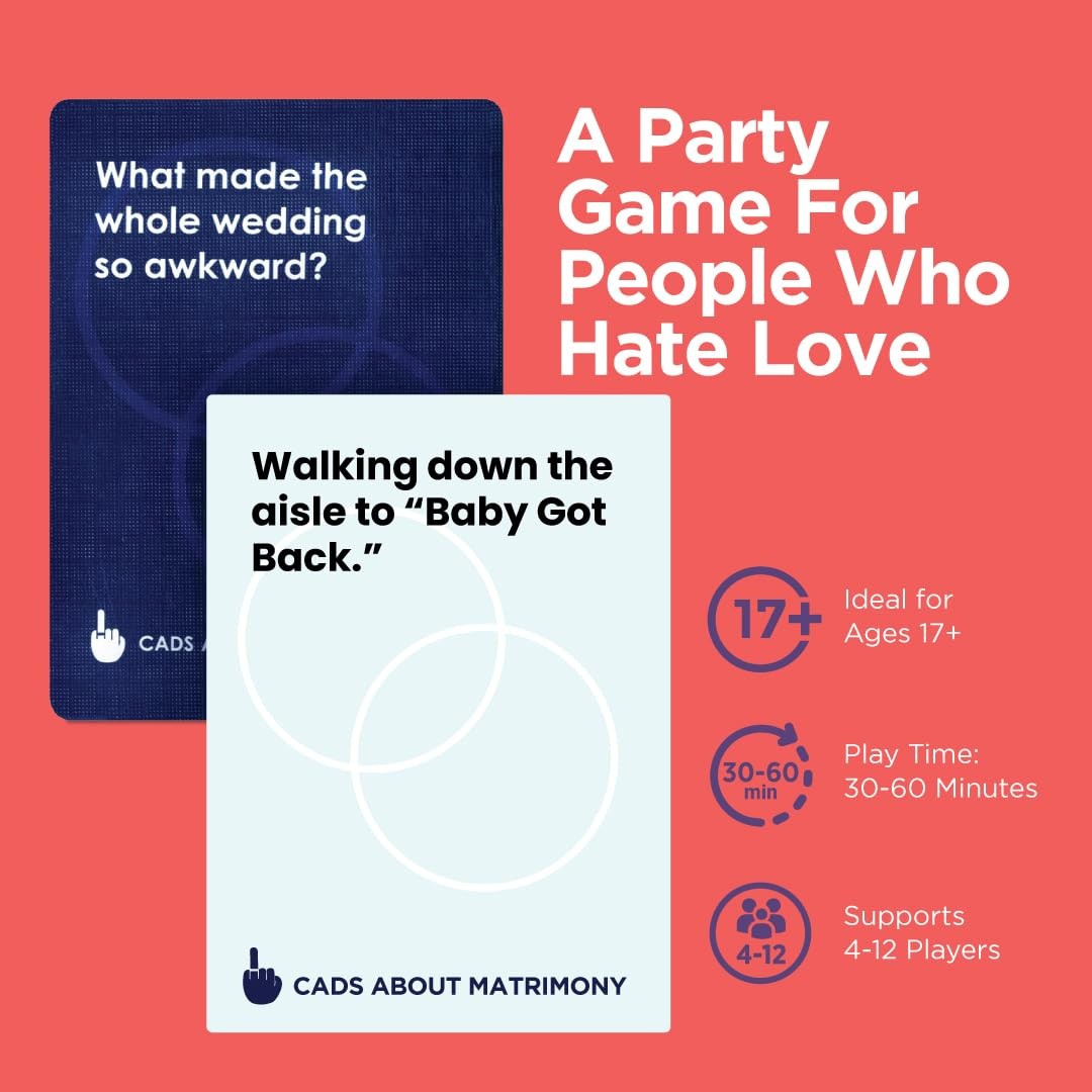 Fun Adult Matrimony Card Games for Couples, Date Nights, Adult Party Games fo…