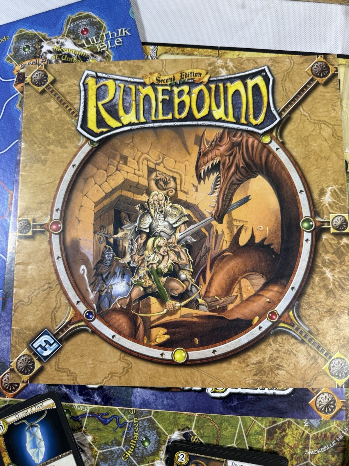 Runebound 2nd edition + 2 Extra Expansions Read