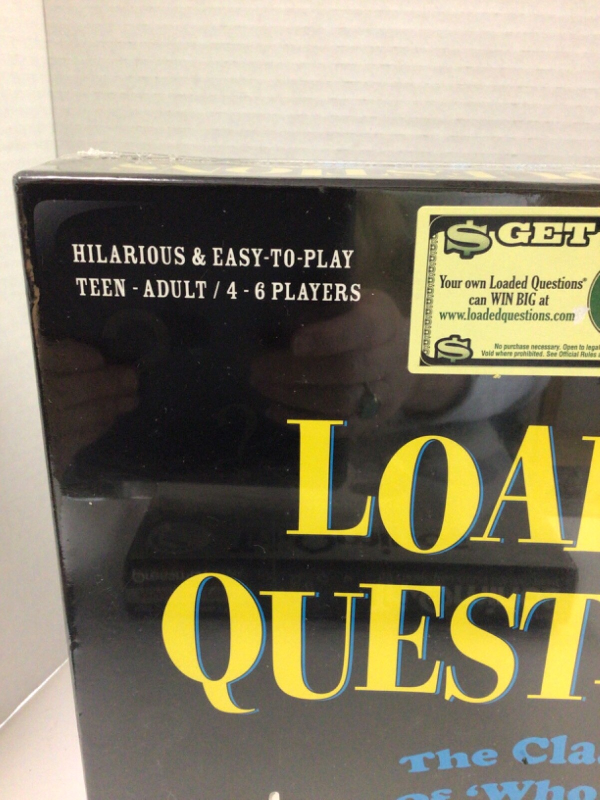 LOADED QUESTIONS Party Game 4-6 Players New
