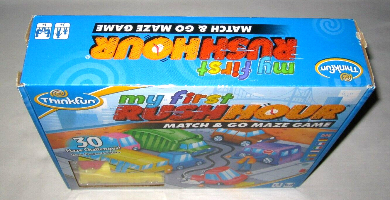 ThinkFun My First Rush Hour STEM Toy Traffic Parking Match & Go Maze Game – NEW