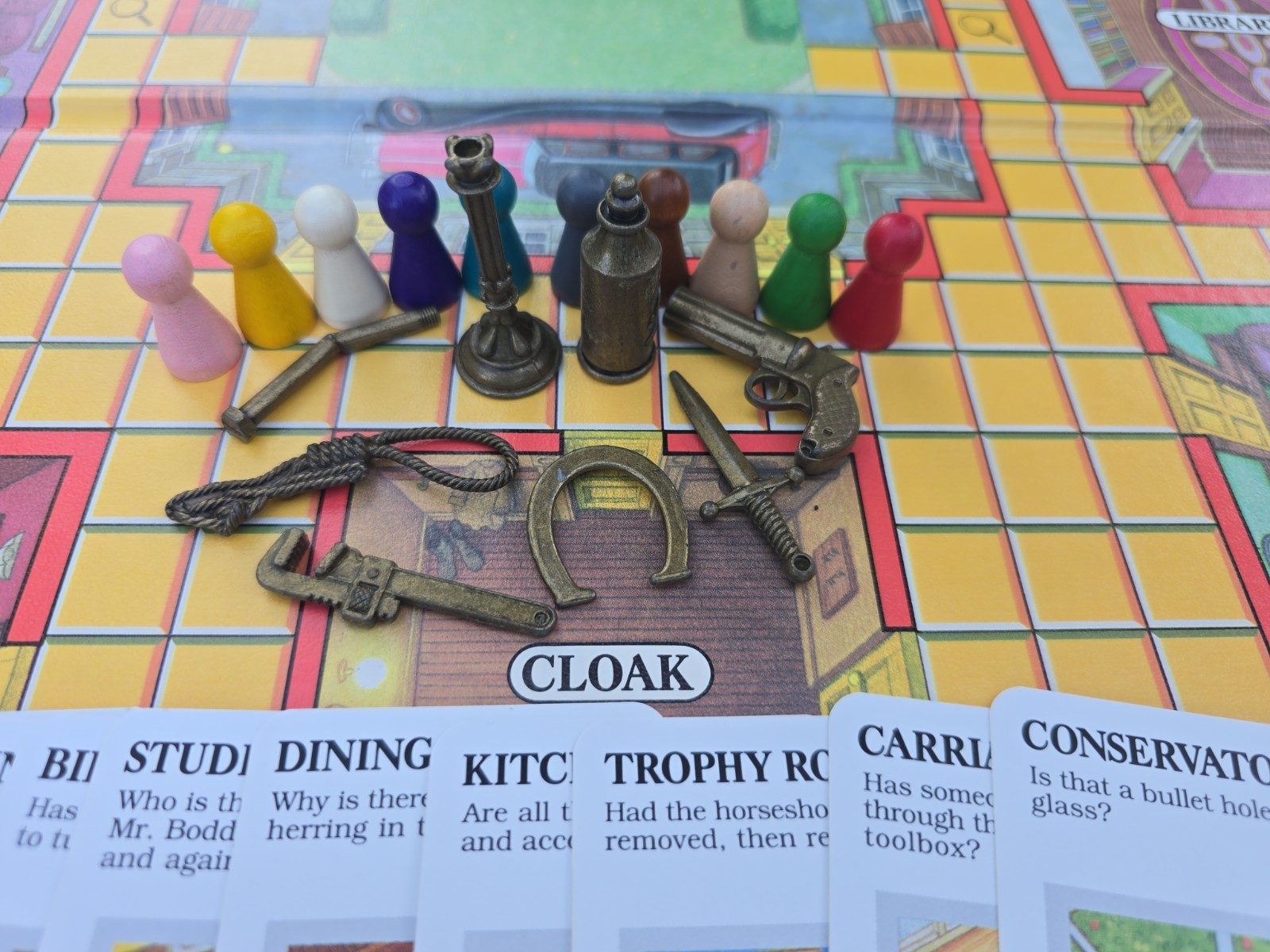 Clue Master Detective Board Game Vintage 1988 Parker Brothers MISSING BOTH DICE