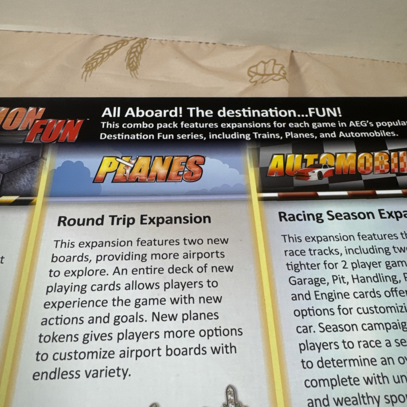 Planes Board Game AEG Alderac Entertainment Group 2017 Box