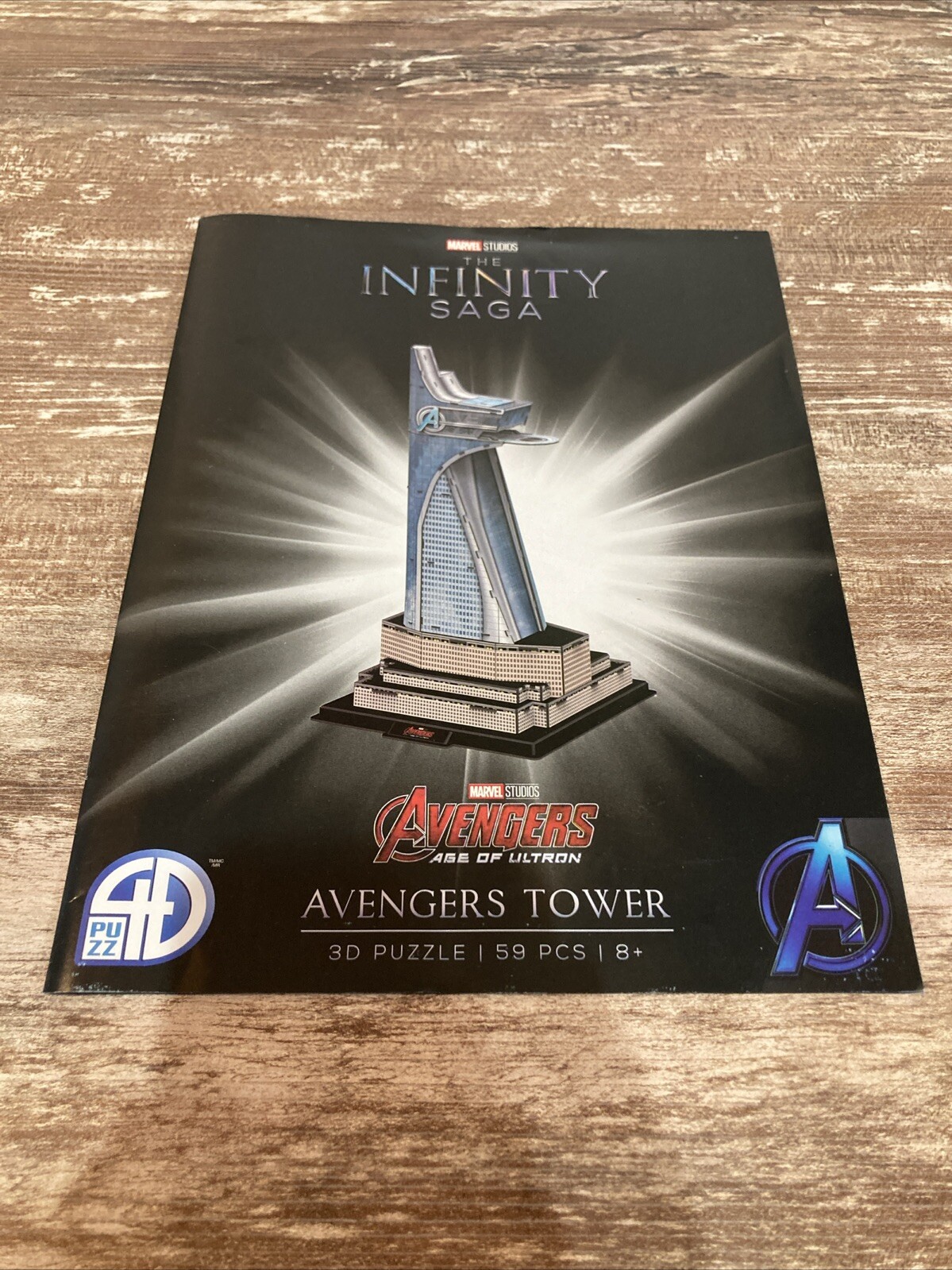 Marvel Avengers Tower 3D Puzzle 59 Pieces The Infinity Saga ULTRON 4D – COMPLETE