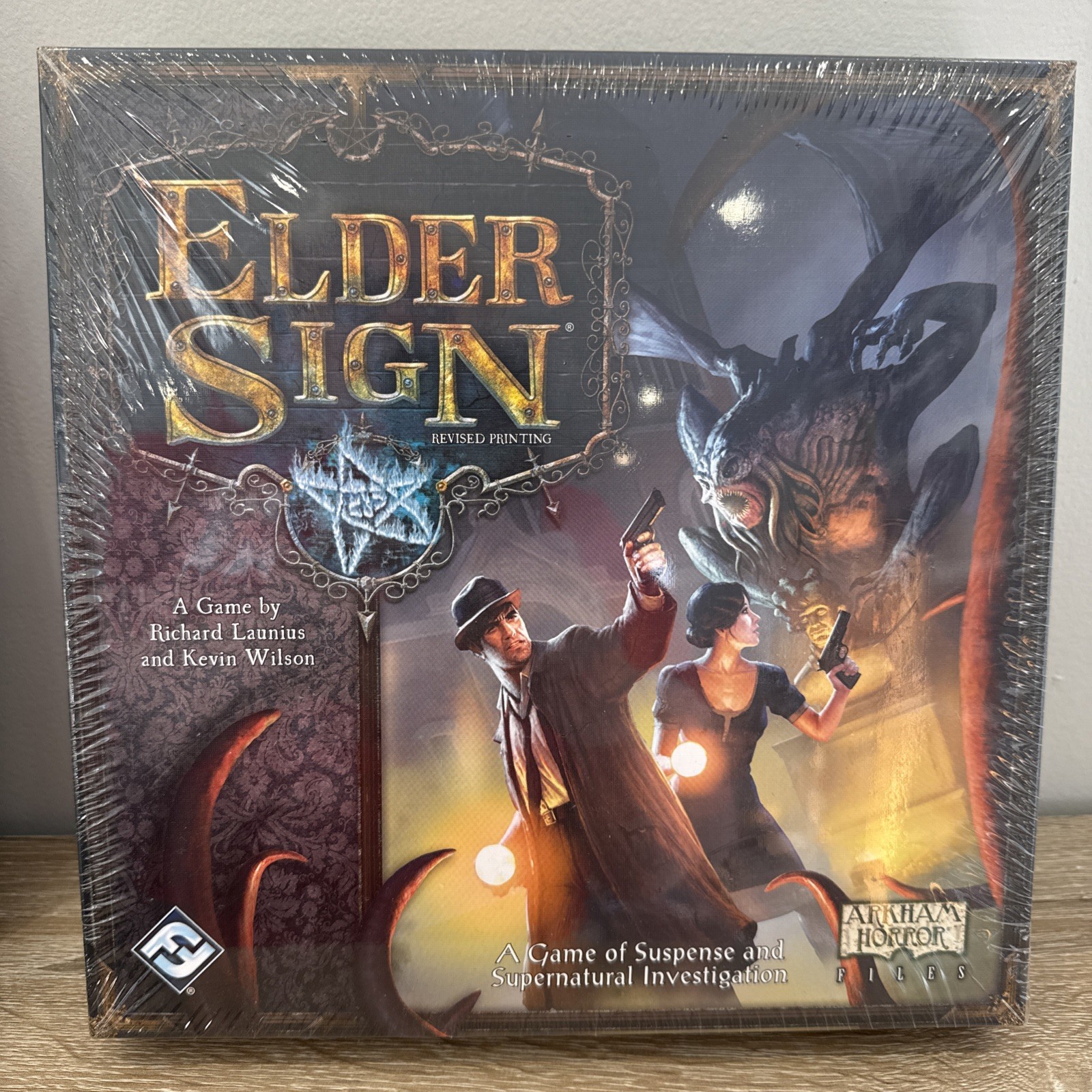 Elder Sign Board Game Arkham Horror Files Fantasy Flight NEW Sealed Complete