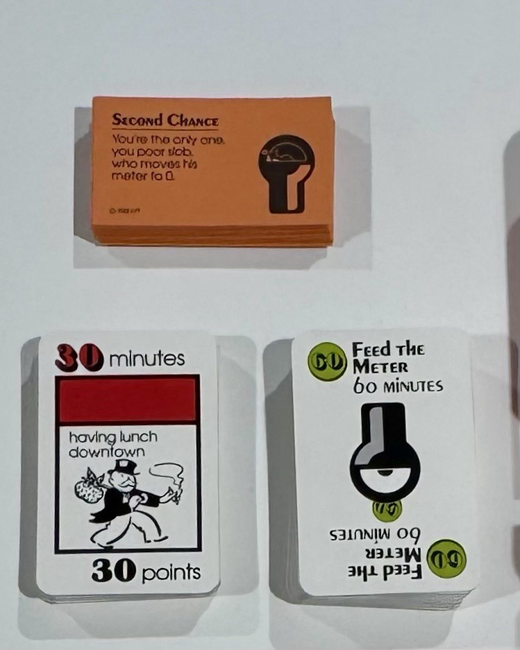 Parker Brothers Free Parking Feed the Meter Card Game Complete Vintage 1988