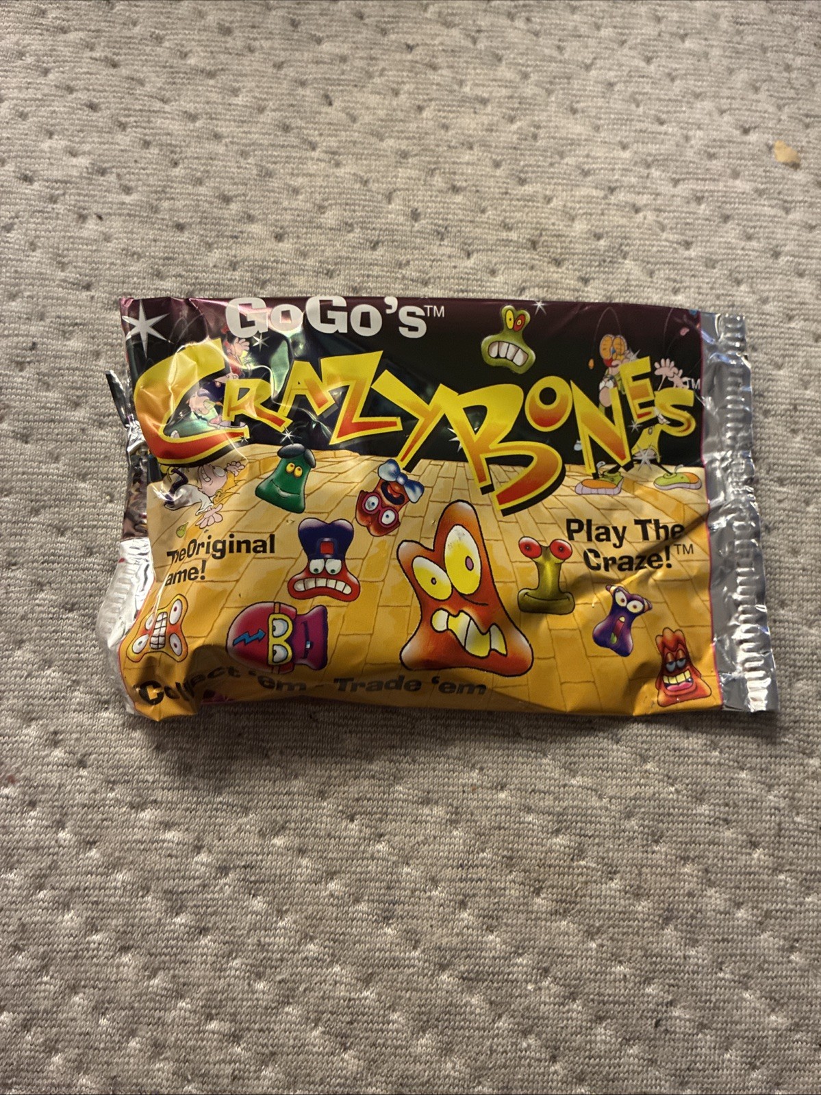 1 Sealed Pack of Original 1996 Gogo’s Crazy Bones Classic Series 1 Magic Box Inc