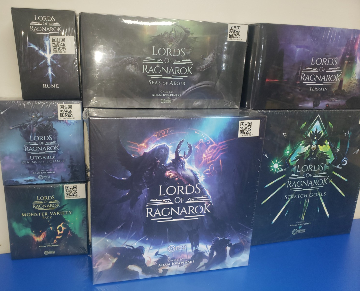 Lords of Ragnarok Core Game + 6 Expansions Awaken Realms Brand New SEALED