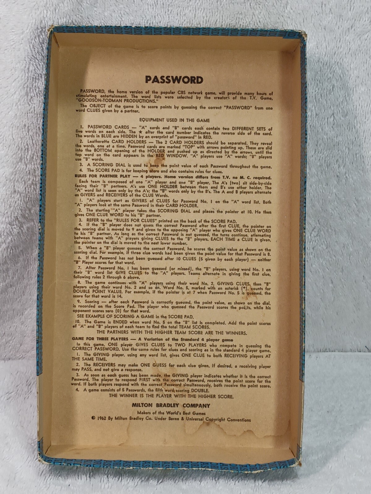 Vintage Milton Bradley Password Volume 4 4260
