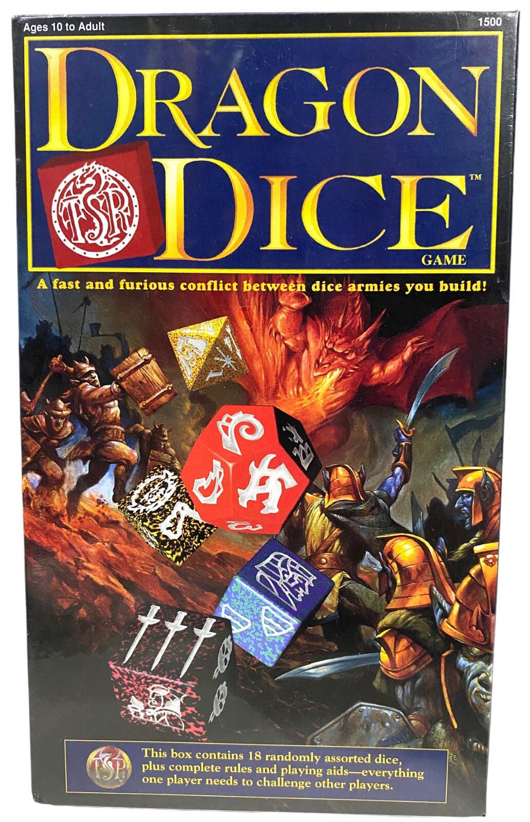 TSR Dragon Dice Game Starter Set Box Vintage 1995 BRAND NEW SEALED Lester Smith