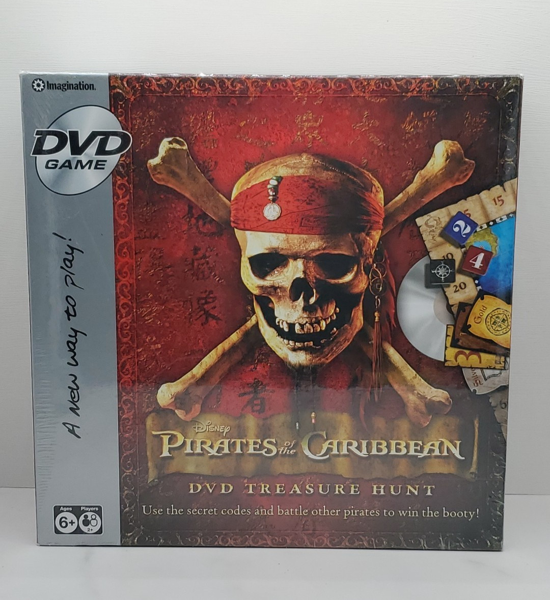 NEW Disney Pirates of the Caribbean DVD Treasure Hunt Game Sealed Award Winner