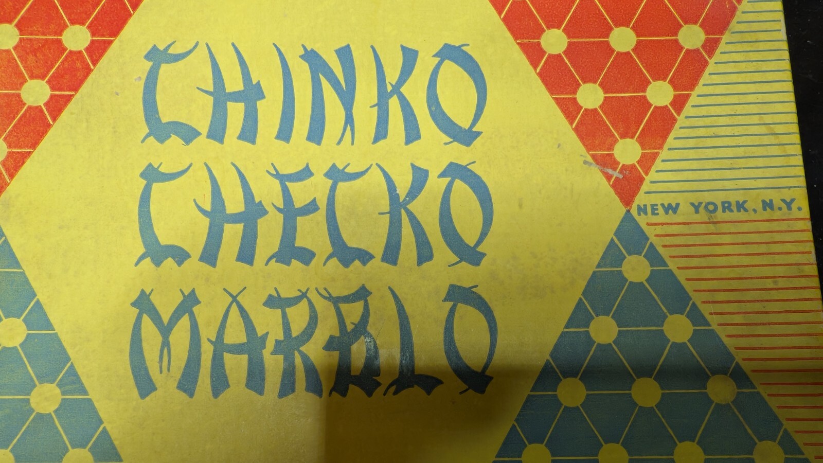 Chinko Checko Marblo by Berry Pink, Inc New York, N.Y. Colored Glass Marbles