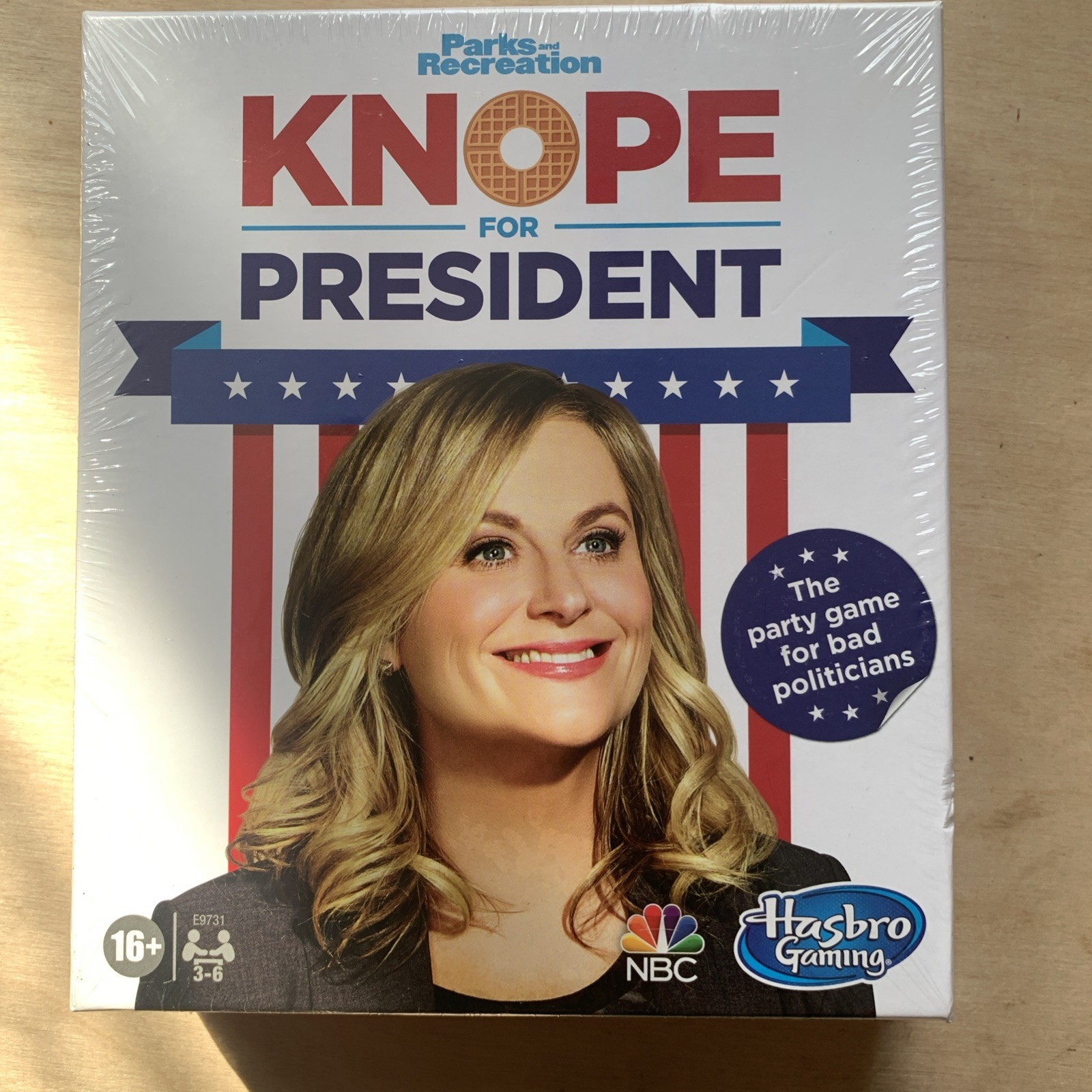 Knope For President Party Card Game NEW -NBC Parks & Recreation Hasbro Ages 16+