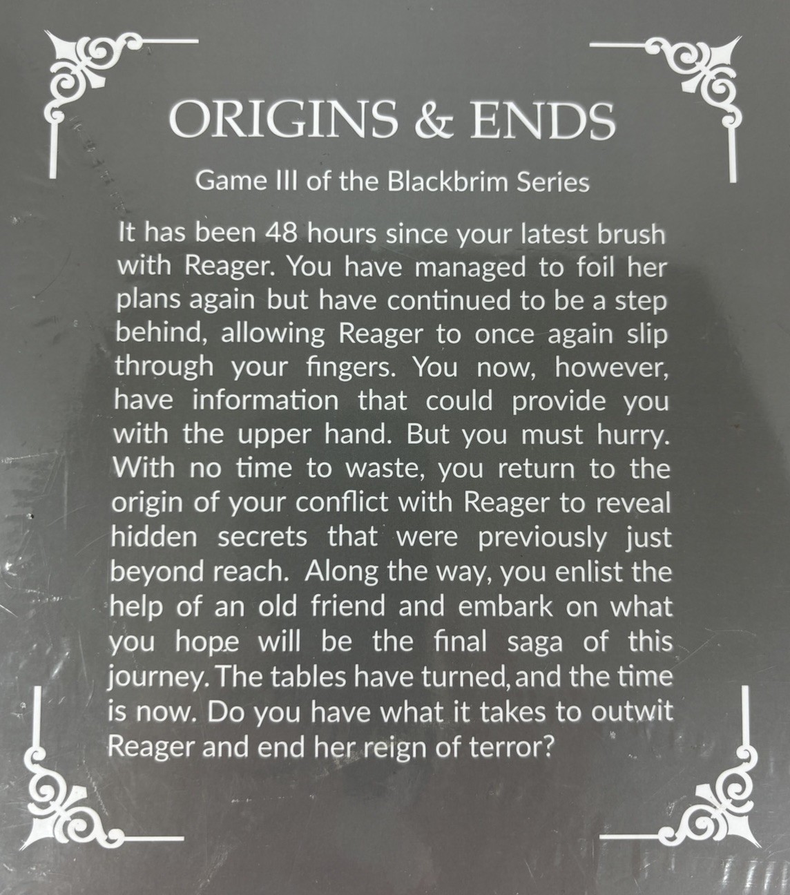 Puzzling Pursuits Blackbrim 1876 + Reagers Return + Origins &Ends 3 Game Trilogy
