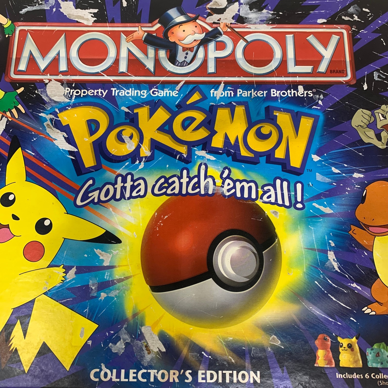 Vintage 1999 Pokemon Monopoly Collector’s Edition COMPLETE Nintendo Board Game
