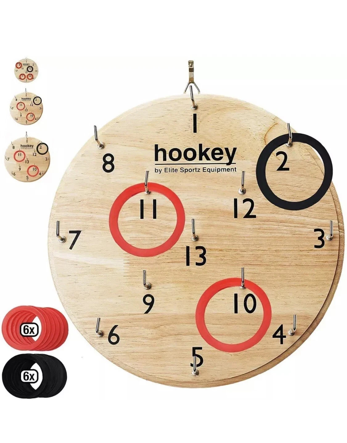 Hookey Ring Toss Game by Elite Sportz Equipment Indoor/Outdoor E