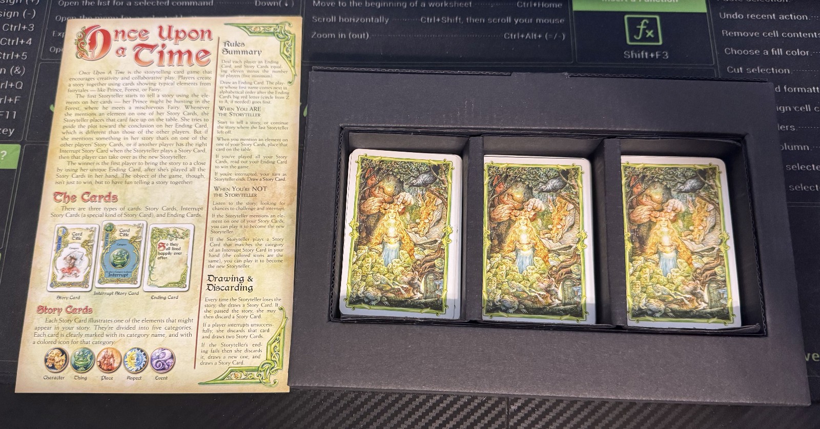 Once Upon a Time Storytelling Game – Atlas Games 2012 Complete in box