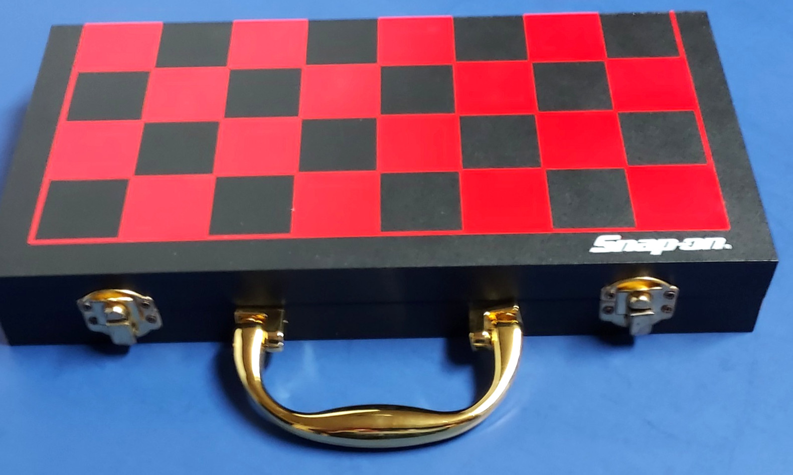 Snap On Tools Die Cast Piston Checker Set with wooden case. P/N-SSX05H101