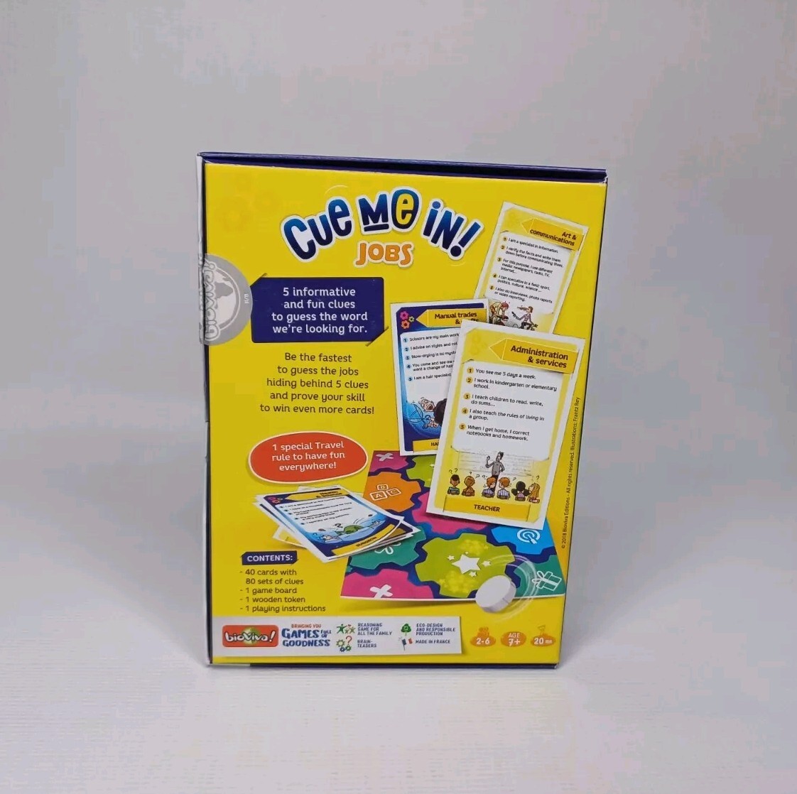 Bioviva Game Cue Me In Jobs Edition Age 7+ For 2 – 6 Players